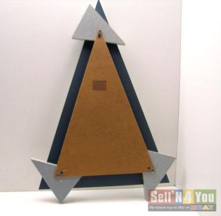 Modern Abstract Deco Triangle Contemporary Wall Mirror