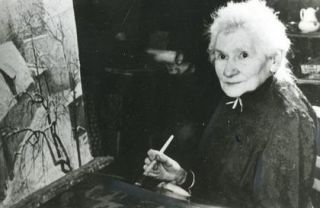 Elisabeth Wolf (1873/1964) Schulerin von Lovis Corinth , Oil on canva