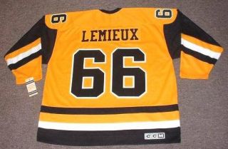 Lemieux Penguins 1985 Vintage Rookie Jersey Medium