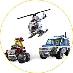 Police Station Car Lego  Edible Photo Cup Cake Toppers   Set of 12   $