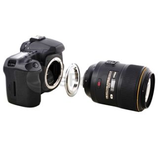 For Nikon Lens Mount Adapter to Canon EF EOS Rebel XT XTi XS XSi T1i