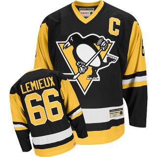 Mario Lemieux Pittsburgh Penguins CCM Vintage Throwback Jersey XL