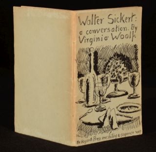 1934 Virginia Woolf Essay Walter Sickert A Conversation Paper Wraps