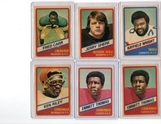 Vintage NFL Lot of 82 50s HOF Stars 60s 70s Topps Fleer Phila Wonder