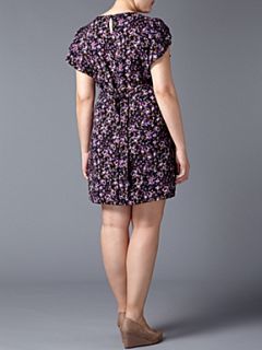 Lovedrobe Ditsy floral print dress Purple   