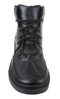 Polo Ralph Lauren Mens Boots Levon Black Smooth Oiled Suede Sz 9 M