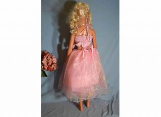 1992 My Life Size 37 Barbie Doll with Pink Dress