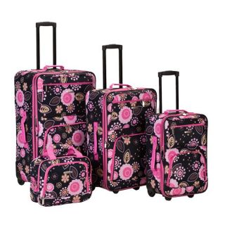 Rockland Artist Series 4 PC Luggage Set Pucci $580