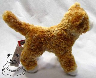Cat Douglas Cuddle Plush Toy Stuffed Animal Orange Realistic BNWT