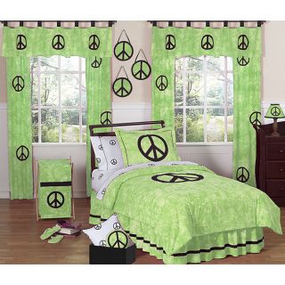 JoJo Designs Lime Green 4 piece Twin size Comforter Set
