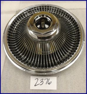 1968 1969 68 69 Lincoln Mark Series 15 Hubcap Hub Cap Nice Used