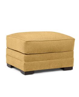 Devon Fabric Ottoman, 27W x 22D x 18H Custom Colors   furniture