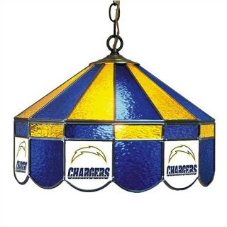Logo Stained Glass Pub Light San Diego Chargers Swag 18 40 26