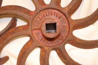 Vintage Lilliston Rotary Hoe Wheel Blades Set of 3