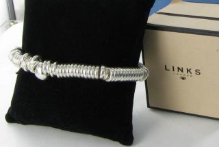 Links of London Sweetie Bracelet Large 170mm 6 75” Sterling Silver