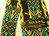 Necktie Rush Limbaugh Chain Black Silk Gold Chain Neck Tie