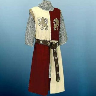 Lionheart King Richard Medieval Knight Tunic Surcoat