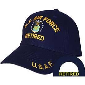 United States Air Force Retired Blue Hat Cap USAF