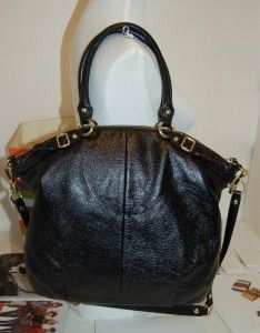 Coach Madison Large Lindsey Black Leather Tote Shoulder Bag 18641 NWT