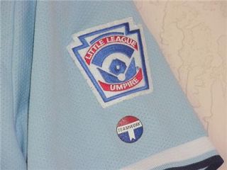 Umpire Softball Baseball Little League Athletic Light Blue Golf Polo