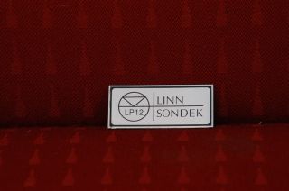 Linn LP12 Badge for All Vintage Linn LP 12 Plinth SS