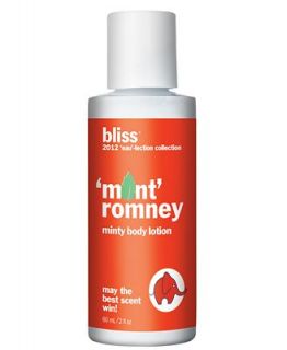 bliss eau lection collection mint romney body lotion