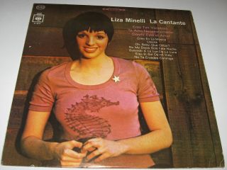 Liza Minnelli La Cantante Mexican LP The Singer