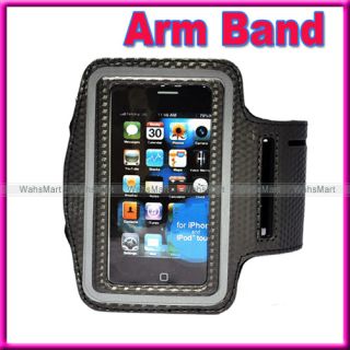 Red Sports Armband Pouch Cover Case for Apple iPhone 3G 3GS 4 4S iPod