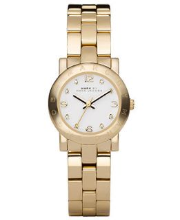 Marc by Marc Jacobs Watch, Womens Mini Amy Gold Tone Stainless Steel