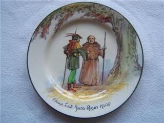 Royal Doulton Series Ware Robin Hood Side Tea Plate