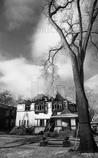 35mm Negs Frank Lloyd Wright House Gutted by Fire in Chicago IL 1976 6