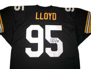 Greg Lloyd Signed Auto Pittsburgh Steelers Jersey