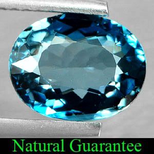 88 Ct Natural London Blue Topaz Oval Shape Gemstone