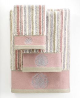 Bianca Bath Towels, Aquarelle Rose 13 Square Washcloth