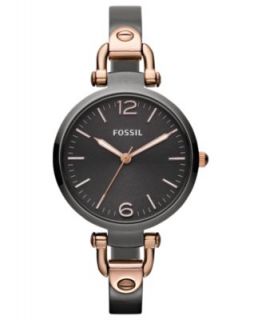 Fossil Watch, Womens Georgia Rose Gold and Gray Tone Stainless Steel