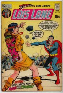 Supermans Girlfriend Lois Lane Comic Book 110 1971