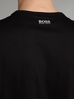 Hugo Boss T shirt with badge Black   