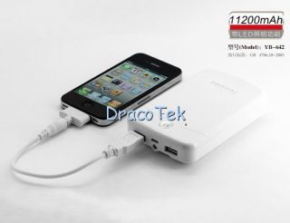 11200mah Power Bank mobile battery for iPhone iPad Galaxy S tablet