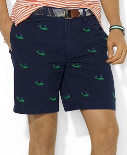 Polo Ralph Lauren Shorts, Officers Chino Embroidered Shorts   Mens