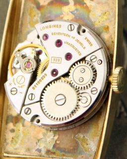Untouched Vintage 14k Solid Gold Longines Slimline Dress Watch