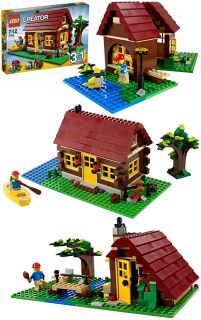Factory Sealed LEGO Creator 5766 Log Cabin House 3in1 Kayak BBQ kit