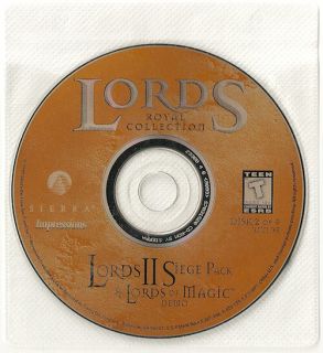 Lords of The Realm II 2 Siege Pack Add on XP Vista Windows 7