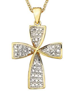 Victoria Townsend 18k Gold Over Sterling Necklace, Diamond Accent
