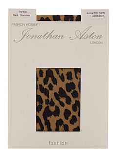Jonathan Aston Animal print tights Black/Brown   