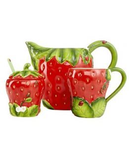 Martha Stewart Collection Serveware, Figural Strawberry Collection