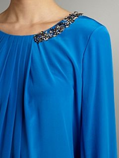 Nocturne Embellished tunic dress Blue   