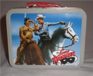 Collectible The Lone Ranger Tin Lunchbox with Cheerios Advertising Ad
