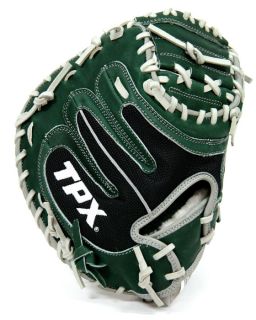 Louisville Silver Slugger Baseball Catchers Mitt Glove Green 32 5