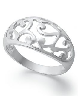 Giani Bernini Sterling Silver Ring, Filigree Ring