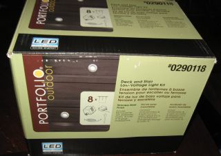 Outdoor Deck/Stair LED Light Kit w/Photosensor Low Voltage 8 ea.290118